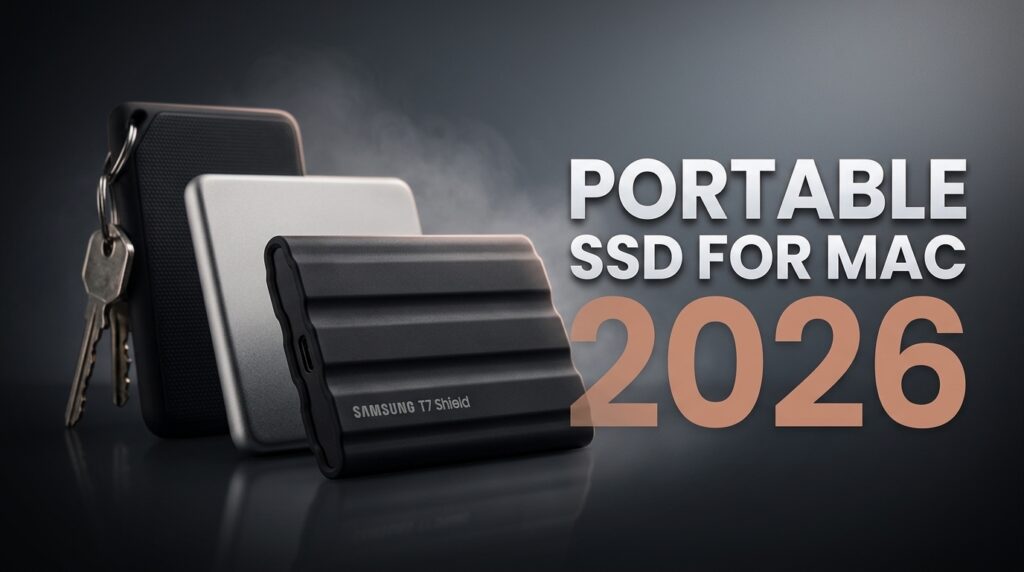 Best portable SSD for Mac 2026 — Samsung T7 Shield, Crucial X9 Pro & Samsung T9 — PickiTech Review